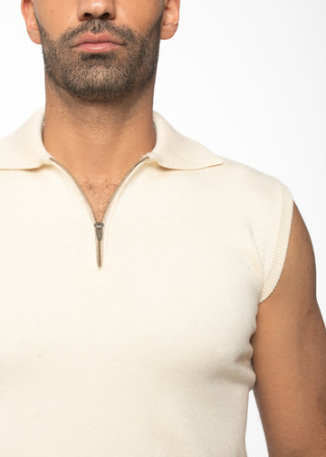 Zip Collar Knit