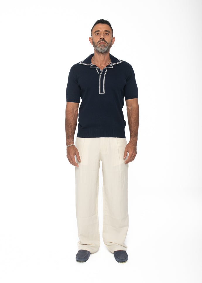 Open Placket Knit