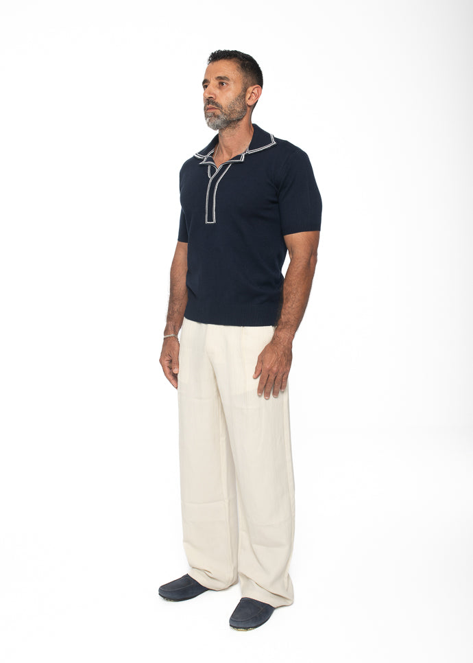 Open Placket Knit