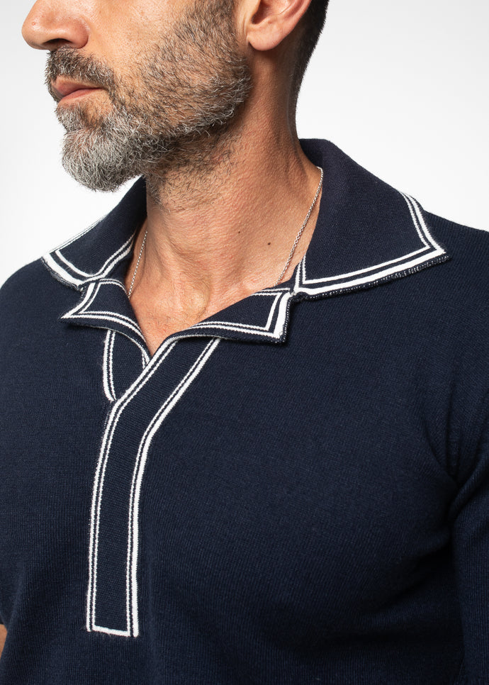 Open Placket Knit